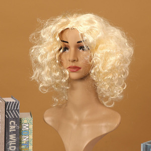 Marilyn Monroe Performance Topper Sirène Halloween Ball Party COS Perruque Blanche Neige Wildman Elsa <span class=keywords><strong>Reine</strong></span> Égyptienne Cléopâtre <span class=keywords><strong>Anna</strong></span> - Product Image 1