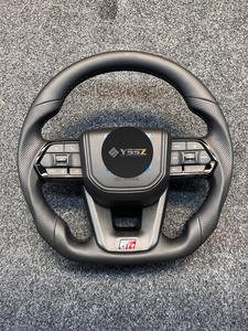 มีสินค้าพร้อมส่ง พวงมาลัยหนังแท้แบบสปอร์ตสั่งทำพิเศษ สำหรับรถยนต์แลนด์ครุยเซอร์ 200 ไฮลักซ์ F150 รุ่นยอดนิยม - Product Image 1