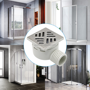 Corpo in plastica Anti odore bagno <span class=keywords><strong>doccia</strong></span> PVC tubo di <span class=keywords><strong>scarico</strong></span> con coperchio in acciaio inox <span class=keywords><strong>doccia</strong></span> <span class=keywords><strong>scarico</strong></span> - Product Image 3