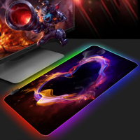 Tapis de souris de jeu personnalisé imperméable en caoutchouc antidérapant de haute qualité
