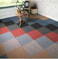 Fournisseur chinois, livraison rapide, dalles de moquette modernes pour la maison et le commerce, 100% PP, 50x50cm, support bitumé, boucle bouclée
