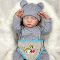 Muñeca Reborn de Vinilo Suave de 17 Pulgadas 2026 con Ropa Intercambiable y Desmontable, Simulación Realista, Juguete Coleccionable para Niños