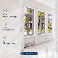Bisagras de Aluminio para Ventanas con Aislamiento Térmico AS2047, Puertas y Ventanas, Ventana Abatible de Aluminio