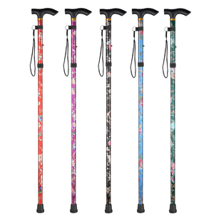 RMS Folding Cane - Adjustable, Lightweight Aluminum Walking Aid With Ergonomic Handle (Black - View #11