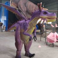 Costume de dinosaure réaliste pour adulte, costume de dragon animatronique réaliste pour les événements sur le thème des dinosaures