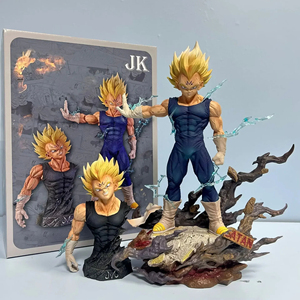 Figura de Anime de Gran Tamaño de 33 cm, <span class=keywords><strong>Majin</strong></span> <span class=keywords><strong>Vegeta</strong></span> con 2 Cabezas, Dragón Móvil, Figura de Anime de PVC, Modelo de Juguete, Material de PVC, Estilo de Dibujos Animados Unisex - Product Image 1