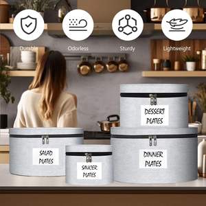 China <b>Storage</b> Containers 4 Piece Set Moving <b>Boxes</b> for Dinnerware Stackable Moving <b>Storage</b> Box - Product Image 5