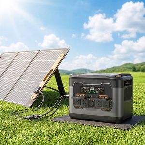 Centrale Électrique Portable S2400 2400W 2560Wh Générateur Solaire Onde Sinusoïdale Pure pour Usage Domestique MPPT - Product Image 3