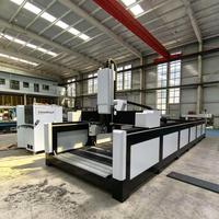 Routeur CNC multifonctionnel 5 axes haute rigidité pour gravure et découpe du bois et du métal avec aspiration automatique et broche simple