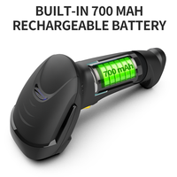 Escáner de Código de Barras Inalámbrico 1D Xincode, Escáner de Código de Barras USB 2.4G, Lector de Código de Barras Láser para Etiquetas de Almacén, Libros X-91225
