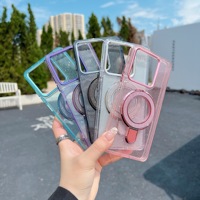 Coque de téléphone de luxe en TPU pour Redmi Note 13 Ajustement parfait avec support magnétique et ombre vive pour les étuis de téléphone portable du commerce extérieur