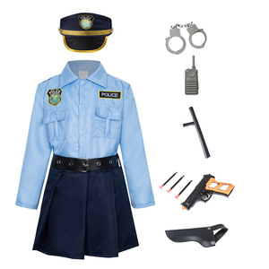 <span class=keywords><strong>Costume</strong></span> d'Officier <span class=keywords><strong>de</strong></span> Police pour Enfants <span class=keywords><strong>de</strong></span> Haute Qualité en Gros, Déguisement <span class=keywords><strong>de</strong></span> Personnage TV pour Fêtes d'Halloween et Jeu <span class=keywords><strong>de</strong></span> Rôle - Product Image 6