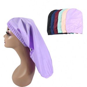 Gorro de Ducha Extra Largo, Impermeable, de Seda y Satén, Protector para el Cabello, para Trenzas y Estilos Naturales, Set Promocional de Regalo - Product Image 1