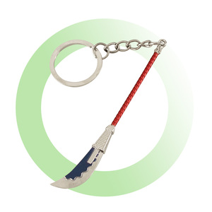 พวงกุญแจดาบจิ๋วโลหะผสมสังกะสี 9 ซม. ราคาถูก งานฝีมือโลหะ ขนาดเล็ก แบบตัดคลัสเตอร์ - Product Image 1