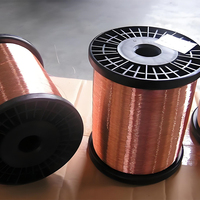 Paquet de tambour de 50kg fil d'enroulement en cuivre émaillé 0.71mm 0.75mm 0.80mm
