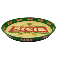 Plateau de service en métal imprimé sur mesure / Plateau rond imprimé / Plateau de serveur de bière