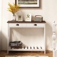 Meubles de salon Table console Design moderne Entrée Tables console en bois noir