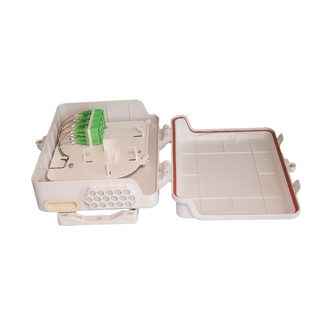 Factory Wholesale 16cores+8 Splitter Wall-mounting Fiber Distribution Box for FTTH/FTTB/FTTX Netword