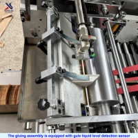 Machine de fabrication de sacs en papier à fond en V pointu, entièrement automatique et à grande vitesse, pour la production de sacs en papier kraft pour boulangerie, épicerie et snacks, modèle JD260B