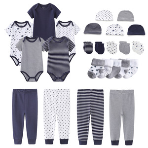 Conjunto <span class=keywords><strong>de</strong></span> 24 trajes como en la imagen para bebé, mono <span class=keywords><strong>de</strong></span> color sólido + sombrero + calcetines + guantes + Pantalones, mono <span class=keywords><strong>de</strong></span> <span class=keywords><strong>bienvenida</strong></span> para bebé recién nacido - Product Image 4