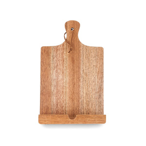 Supporto per Tablet in Legno di Acacia, Porta Ricettari, Supporto Rustico Stile Fattoria per Libri e Display - Product Image 3