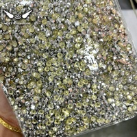CY 3 Strass thermocollants demi-rondes en aluminium, 6mm 8mm 10mm, multicolores, pour costumes de danse, vente en gros