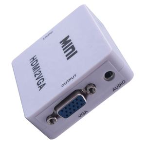 Convertidor MINI <span class=keywords><strong>HDMI</strong></span> <span class=keywords><strong>a</strong></span> <span class=keywords><strong>VGA</strong></span> de 1080P con <span class=keywords><strong>adaptador</strong></span> de caja de vídeo de Audio HDMI2VGA para Xbox360 PC DVD PS3 <span class=keywords><strong>PS4</strong></span> - Product Image 1
