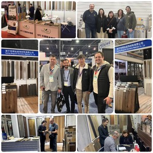 Thương mại nổi cứng nhắc lõi SPC Sàn PVC 4mm 6mm 8mm Interlock LVT SPC hạt gỗ bấm vào sàn - Product Image 6