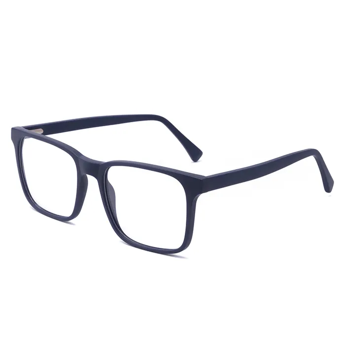 Latest Designer New Vintage Black Square Eyeglass Frame Acetate Optical Eyeglass Eye Glasses Frames For Man