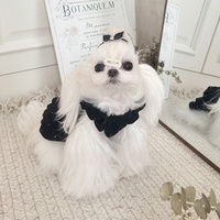 Paillettes diamant Pet T-shirt Schnauzer chat été gilet chien vêtements pour animaux de compagnie arc petite et moyenne taille chien vêtements
