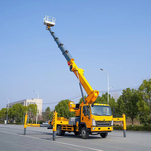 Nouvelle plateforme de travail aérien Diesel Howo 20m, nacelle télescopique rotative à 360 degrés, charge utile 200kg, pour travaux de construction - Product Image 1