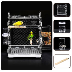 Cage à perroquet moderne en acrylique peu coûteux - Product Image 2