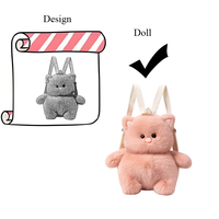 Quantité minimale de commande bas conception personnalisée en peluche poupée sac à dos fabricant jouets en peluche animaux en peluche personnalisé peluche jouet