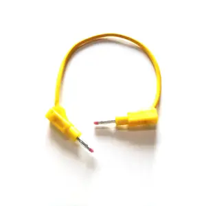 2.5 mm2 wire 4mm Banana Plug labotory cavo di sicurezza cavo di prova Set di cavi 50cm