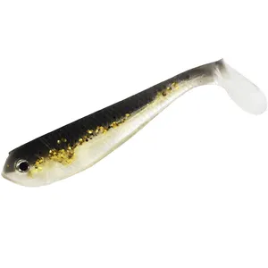 Fishing Lure Soft Bait 90mm 6.6g T Tail Soft Worm Swimbait Soft Plastic Lure 19 Colour