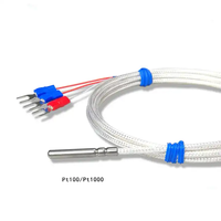 Sensor Suhu Probe Tip Termokopel Baja Tahan Karat Thermowell Tipe K Pt100 RTD Berkualitas Tinggi IP68 Garansi 3 Tahun