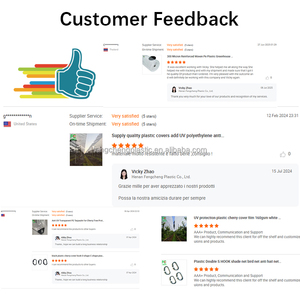 Bâche de protection contre la pluie d'arbre de verger HDPE pour la couverture imperméable de pluie de culture fruitière - Product Image 6