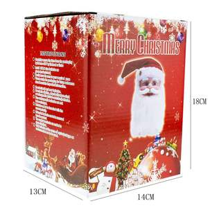 <span class=keywords><strong>Joyeux</strong></span> Noël Cadeaux Creative Funny Talking Singing Electric Santa Claus Head Toys - Product Image 6