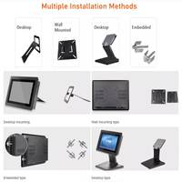 Tablette industrielle Android 8/10/12/15/17/17/19/19/21,5 pouces, système embarqué, étanche IP65, montage sur panneau, écran tactile industriel