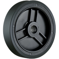 Roues pivotantes en caoutchouc robustes, sans huile, silencieuses, en acier inoxydable, polypropylène, polyuréthane, épaissies, résistantes à l'usure