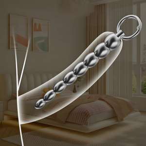 Edelstahl Wasserdichter Ziehperlen-Harnröhrendilatator <span class=keywords><strong>Penis</strong></span>-Einführstab Männliches Erwachsenen-Same-Sex-Sexspielzeug - Product Image 5