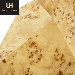 Table à manger de luxe moderne à structure en <span class=keywords><strong>acajou</strong></span>, fabrication personnalisée, verte pour forêt tropicale italienne avec finition <span class=keywords><strong>vernis</strong></span> haute brillance - Product Image 4