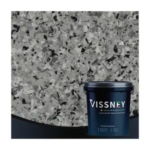 Vissney石材纹理喷漆耐盐水性涂料外墙涂料