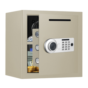 Vente directe d'usine de coffre-fort en acier numérique de sécurité <span class=keywords><strong>à</strong></span> domicile <span class=keywords><strong>clé</strong></span> AL002-36C accès d'empreintes digitales WIFI <span class=keywords><strong>connecté</strong></span> boîte de rangement domestique - Product Image 1
