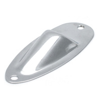 Panneau de sortie audio pour guitare basse en métal noir, or, argent, forme de bateau électrique, pièces et accessoires pour instruments à cordes