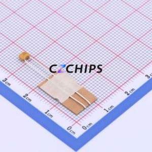 Condensador cerámico monolítico (MLCC) de montaje pasante (THT) K330J15C0GF5TL2, paso de 2.5mm, 33pF, 5%, 50V, C0G - Product Image 1