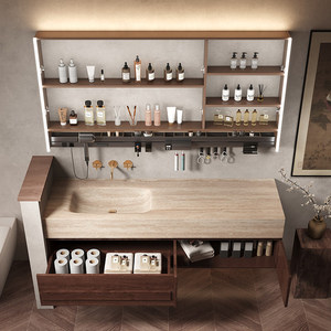 New Arrival Design Modern <b>Bath</b> Cabinet Set Bathroom Vanity with Sink Bathroom Cabinet Set Ceramic - Product Image 2