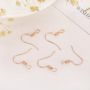 Crochets d'oreilles en métal argenté pour la fabrication de bijoux, accessoires DIY, apprêts, crochet à ressort de 9 mm avec boucle pour boucles d'oreilles, artisanat - Product Image 3