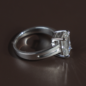 Anillo de Diamante Cultivado en Laboratorio de 2.1 Quilates, Encantador, para Mujer, en Plata, Oro de 10K, 14K o 18K, Joyería Fina de Lujo para Compromiso o Boda - Product Image 3