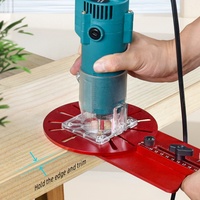 Guide de goujon de trou de forage de travail du bois réglable 4 en 1 support de rainure de fraisage de routeur pour différentes machines